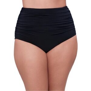 NWT Trimshaper High Waist Shirred Control Swim Brief